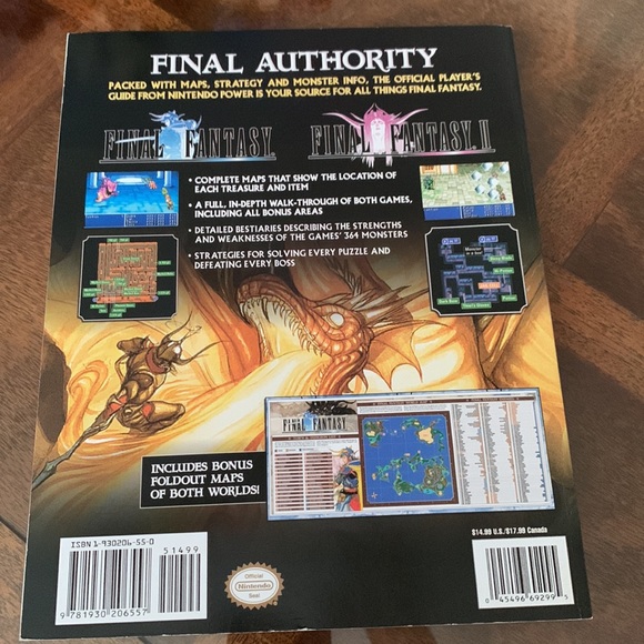 Final Fantasy Dawn Of Souls Official Nintendo Players Guide Gameboy Video Game - Picture 4 of 4